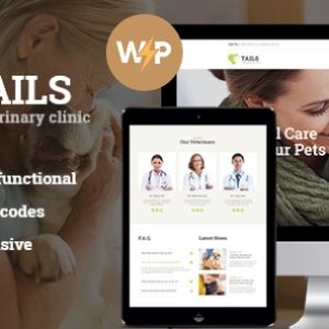 Tails | Veterinary Clinic, Pet Care & Animal WordPress Theme + Shop v1.4.7