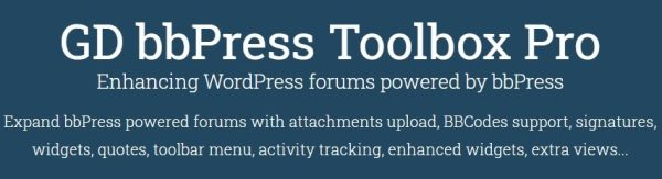 GD bbPress Toolbox Pro V7.7.2