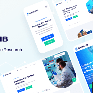 Bioxlab – Laboratory & Science Research WordPress Theme v1.1.1