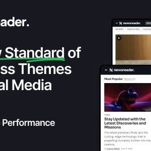 Newsreader – Revolutionary WordPress Theme for Digital Media v1.1.0