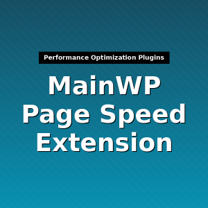 MainWP Page Speed Extension
